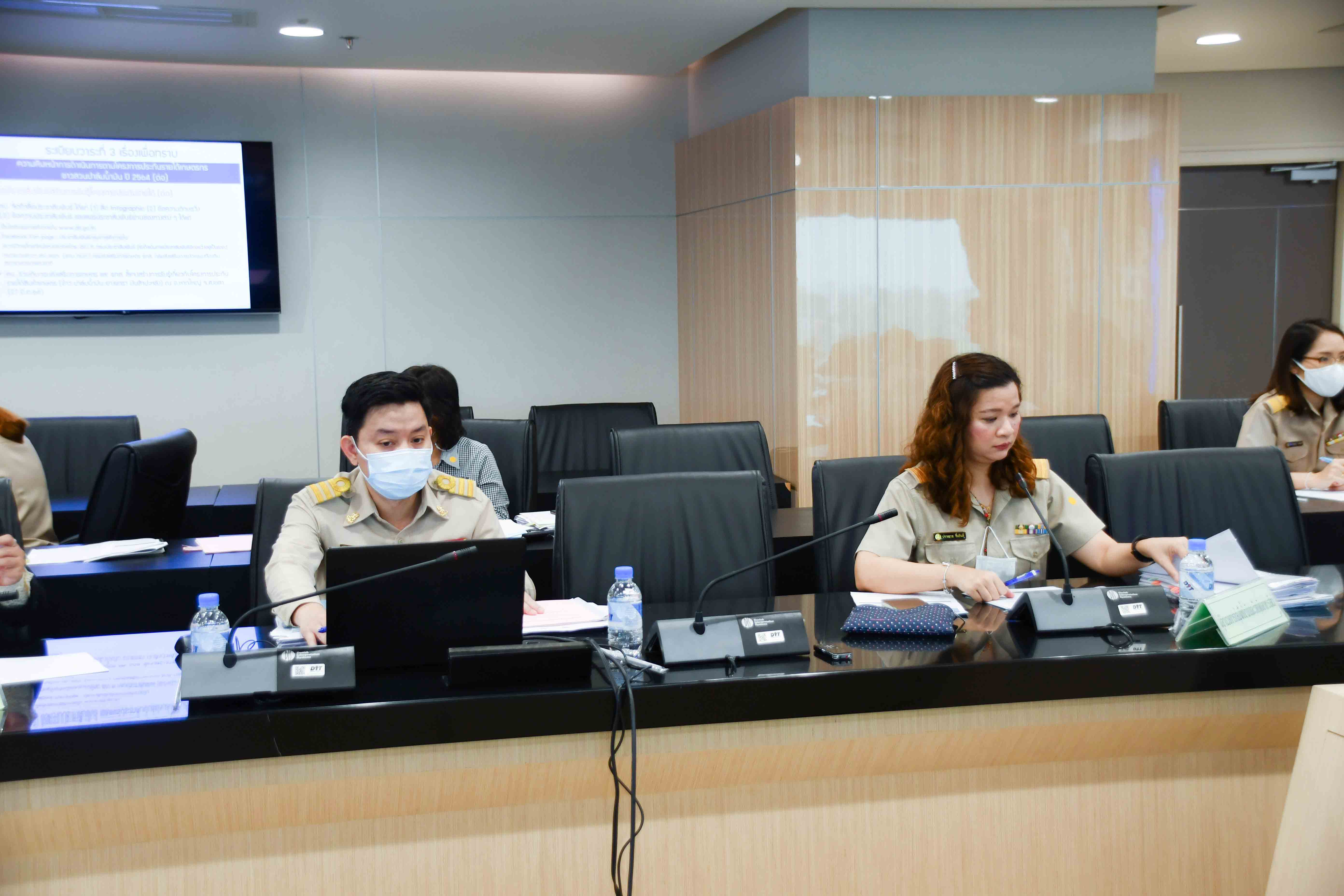 การประชุมคณะอนุกรรมการบริหารโครงการประกันรายได้เกษตรกรชาวสวนปาล์มน้ำมัน ปี 2564 ครั้งที่ 3/2564