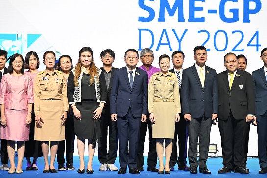 กรมการค้าภายใน รับโล่ประกาศเกียรติคุณ THAI SME-GP Day 2024