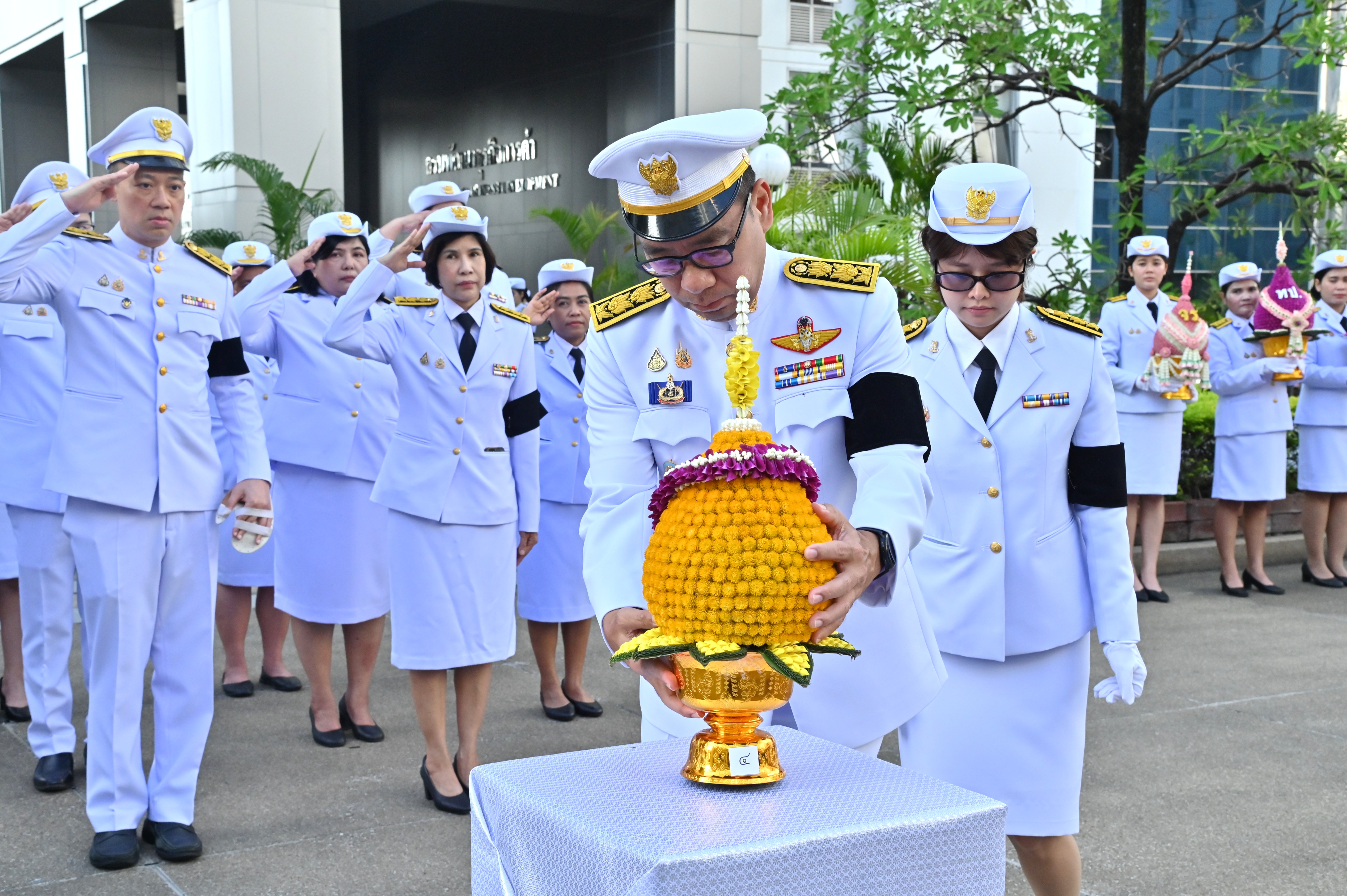 DIT ร่วมพิธีวางพุ่มดอกไม้ เนื่องใน “วันกิติยากร” ปี 2569 