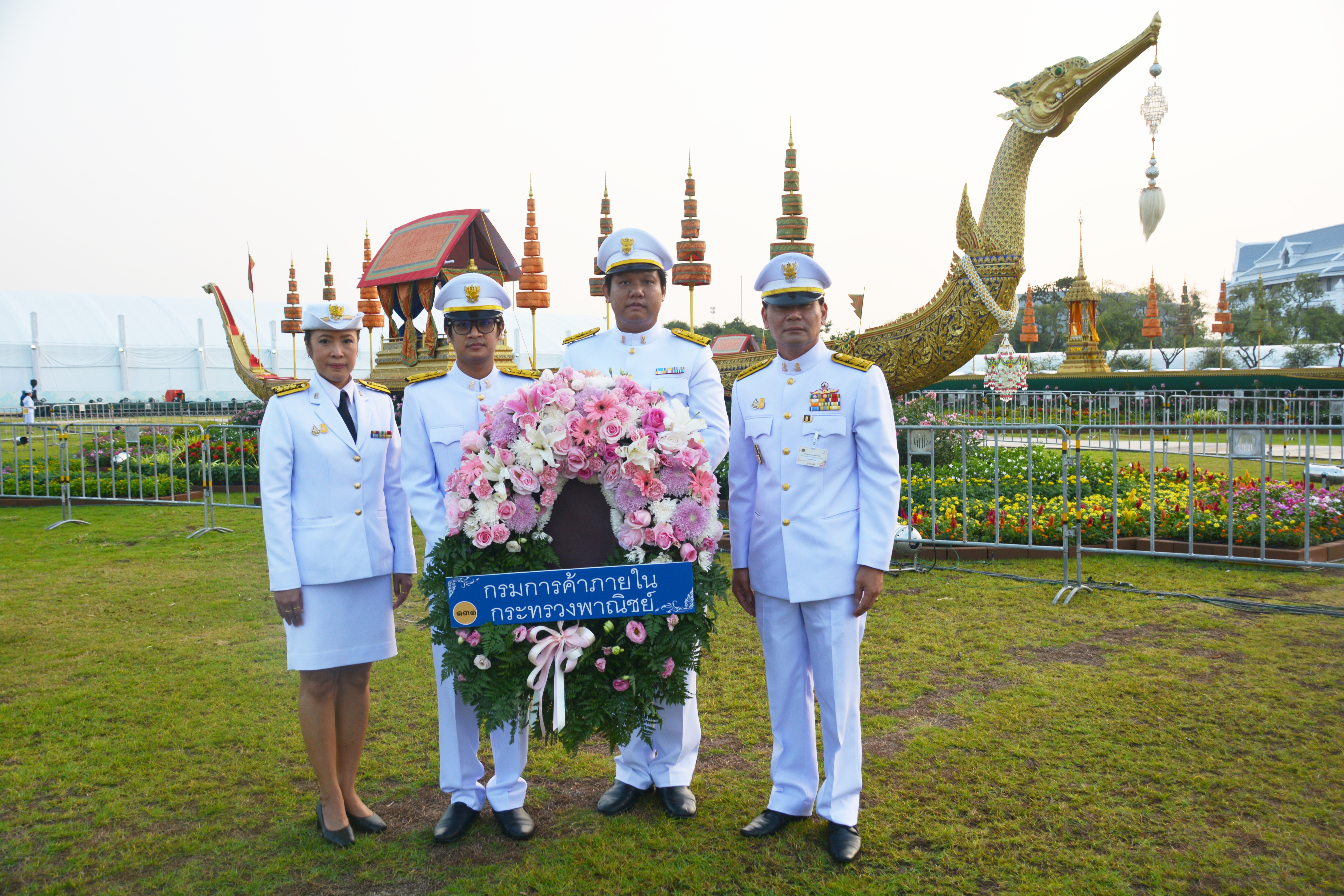 รองอธิบดี เข้าร่วมพิธีวางพวงมาลา เนื่องในวันคล้ายวันสวรรคต รัชกาลที่ 5