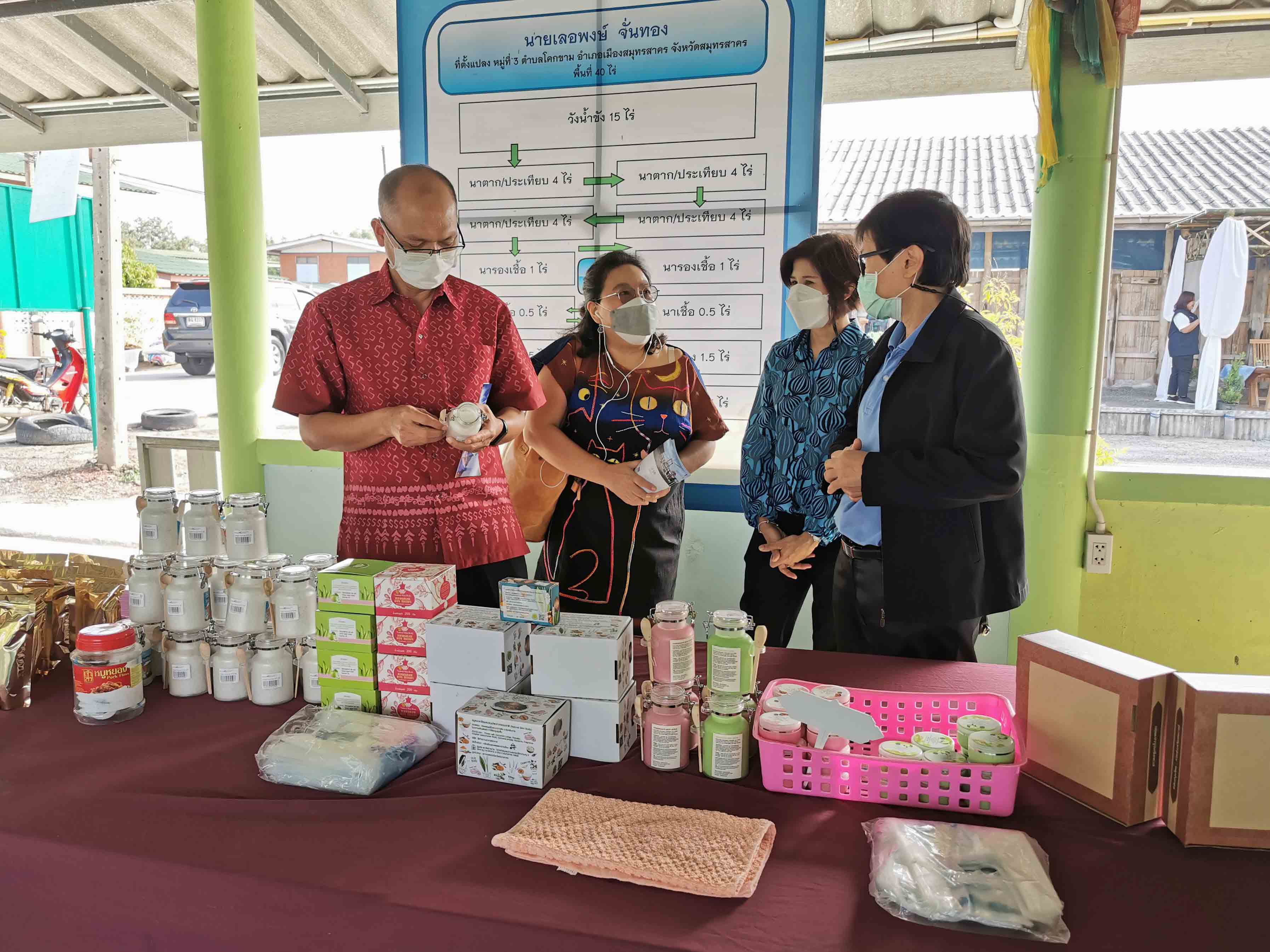 รองอธิบดีกรมการค้าภายในเปิดหมู่บ้านทำมาค้าขายแห่งใหม่ ประจำปี 2564 