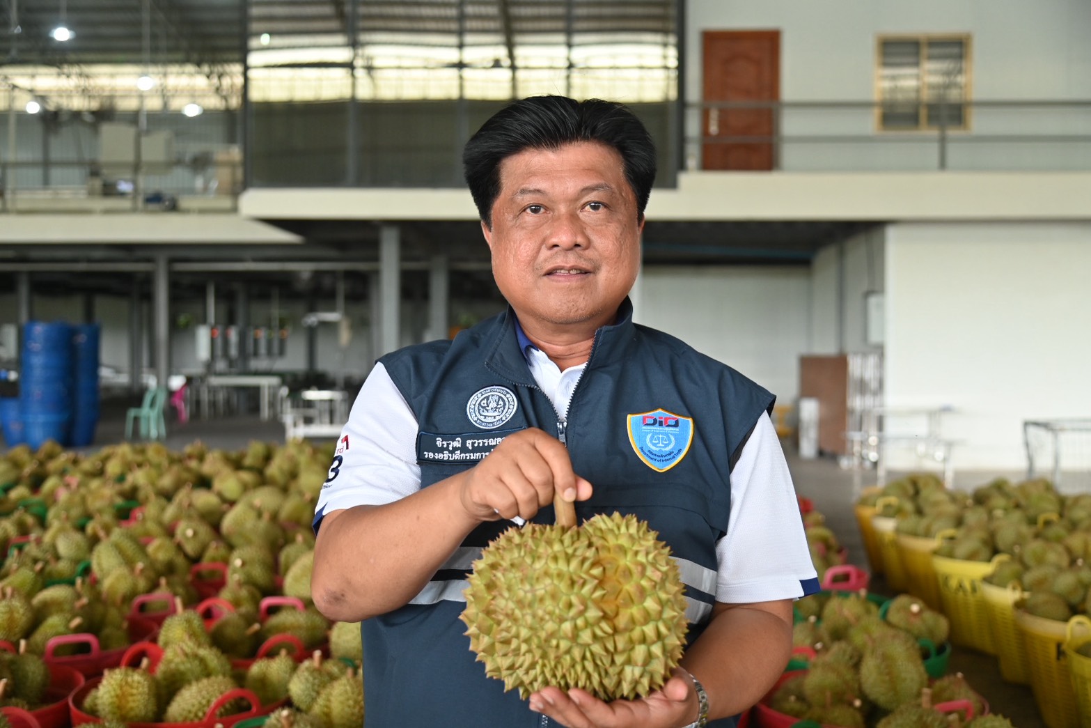 DIT ลงพื้นที่จังหวัดชุมพร  ติดตามสถานการณ์ผลไม้ภาคใต้