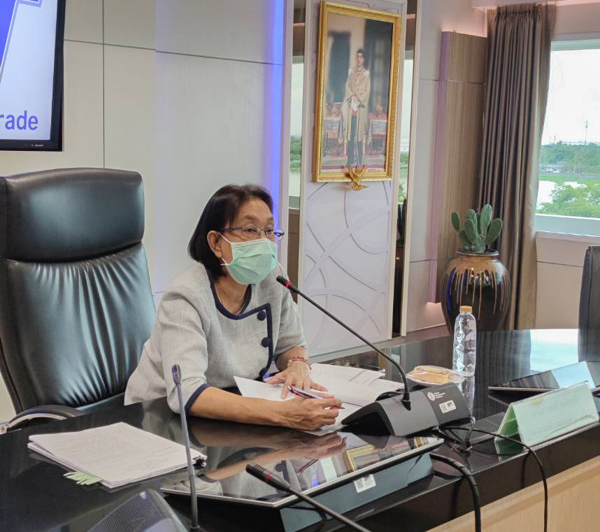 การประชุมคณะทำงานขับเคลื่อนกิจกรรมรวบรวมผลไม้เพื่อการส่งออกภายใต้โครงการบริหารจัดการผลไม้ ปี 2564