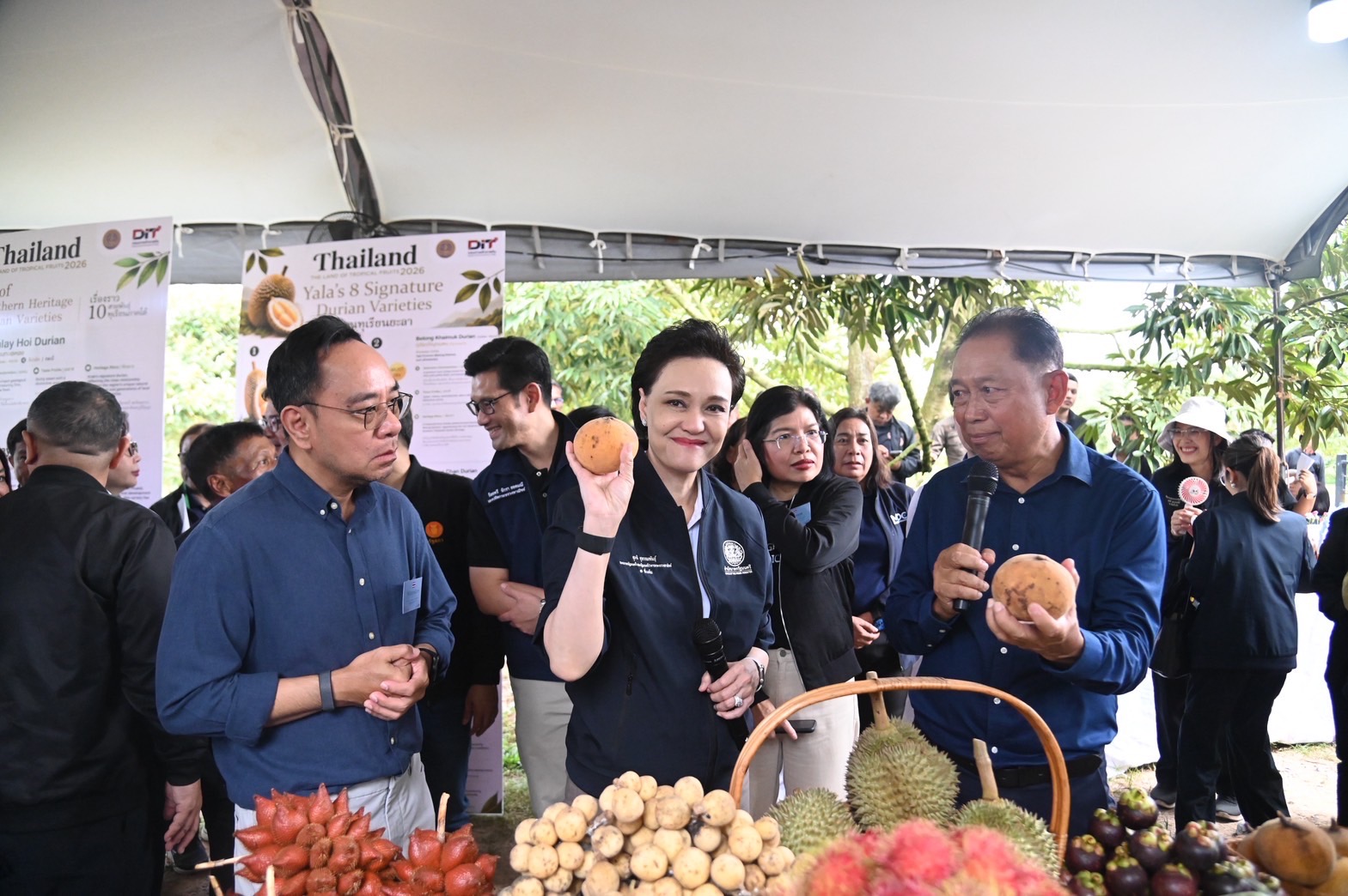 ข่าวเลขที่ 192/2569 “ศุภจี” นำทูต 13 ประเทศลุยสวนทุเรียนใต้ ชู “Thailand: The Land of Tropical Fruits” ชิม 9 สายพันธุ์ เจาะตลาด–สร้างดีมานด์ใหม่ ต่อยอด Fruit Tourism กระตุ้นบริโภค–เพิ่มยอดค้าผลไม้ไทย (9 สิงหาคม 2569)