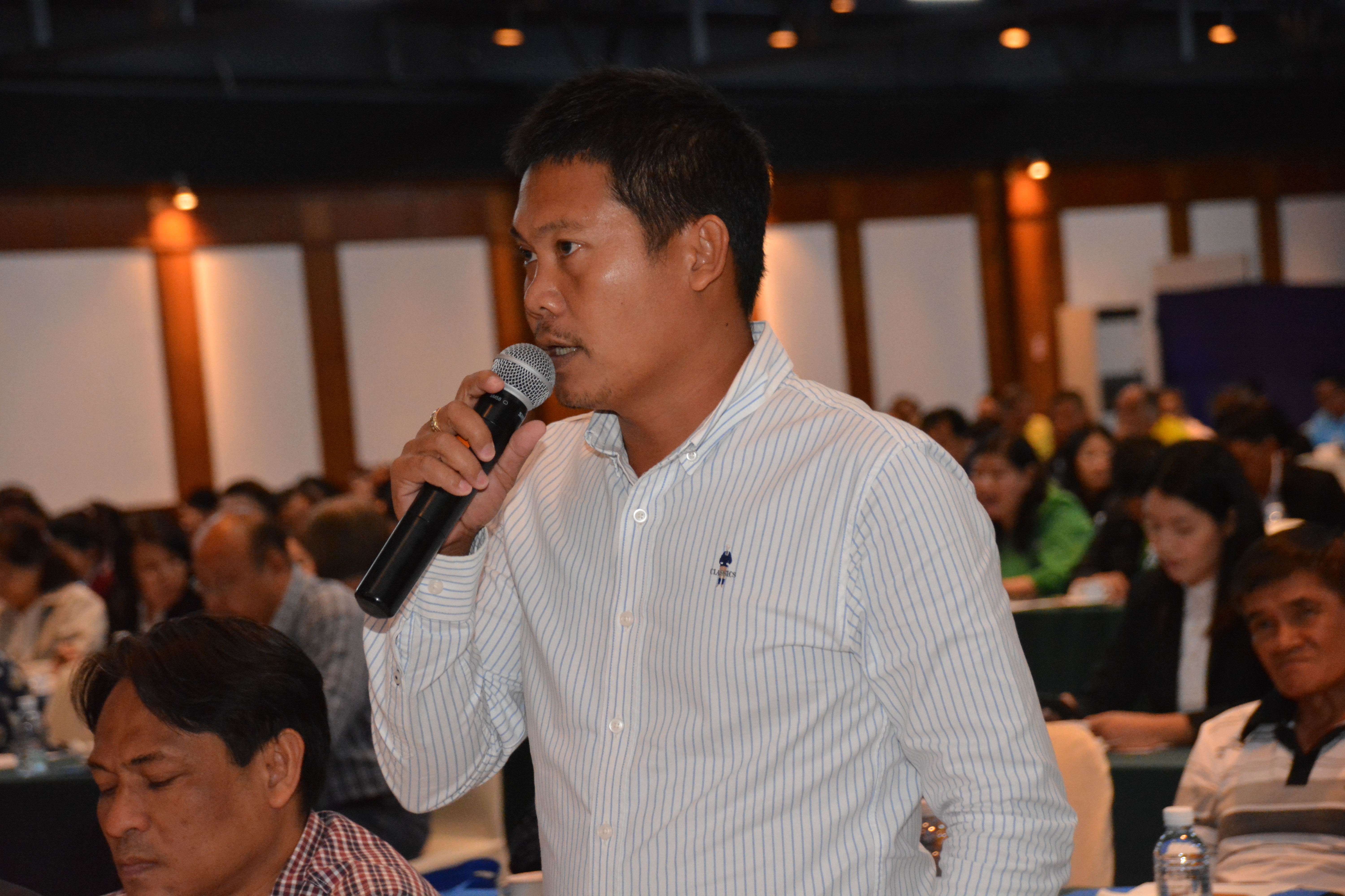 การสัมมนาโครงการสร้างการรับรู้การประกันรายได้เกษตรกรชาวสวนปาล์มน้ำมันปาล์มน้ำมัน