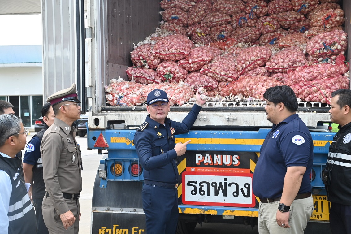 กรมการค้าภายในลุยจับดำเนินคดีผู้ลักลอบขนกระเทียมเถื่อน