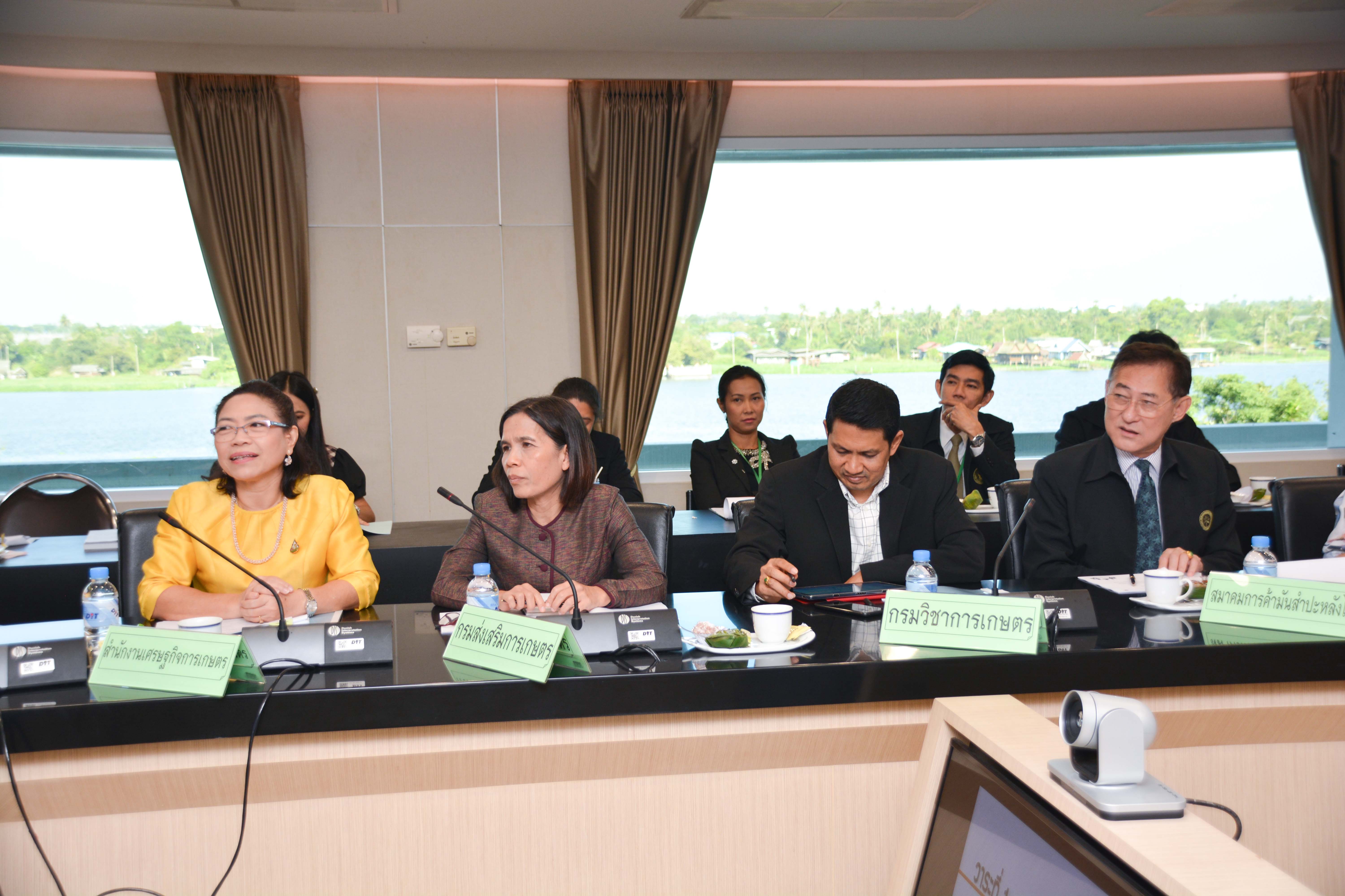 การประชุมคณะอนุกรรมการกำกับดูแลและกำหนดเกณฑ์กลางอ้างอิง โครงการประกันรายได้เกษตรกรผู้ปลูกมันสำปะหลัง ปี 2562/63