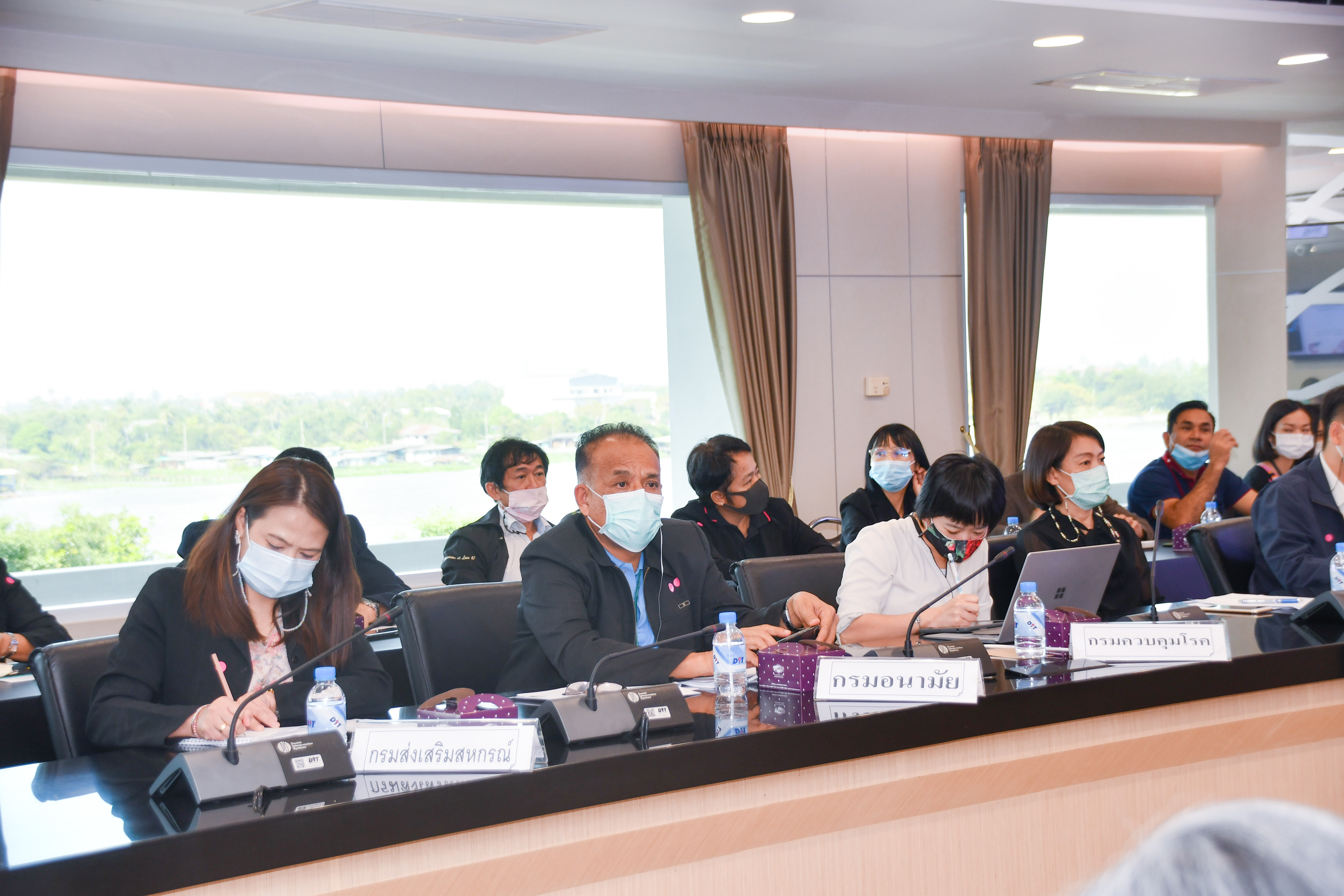 การประชุมหารือการแก้ไขปัญหาผลกระทบจากสถานการณ์โควิดต่อการค้าสินค้ากุ้งและสัตว์น้ำอื่น