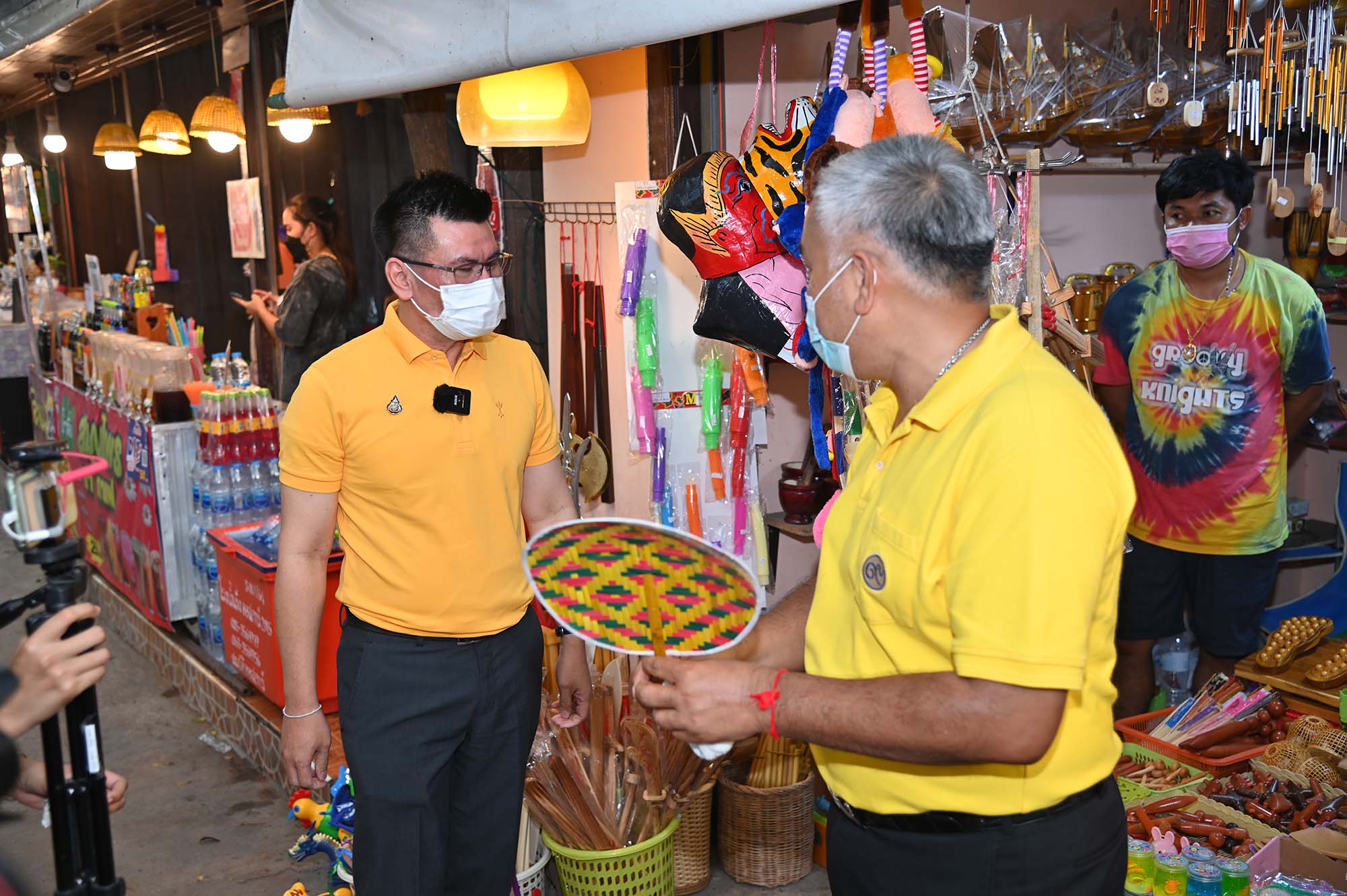 กิจกรรมกระตุ้นเศรษฐกิจเชื่อมโยงสินค้าชุมชน ตลาดต้องชมตลาดหลวงปู่ทวด