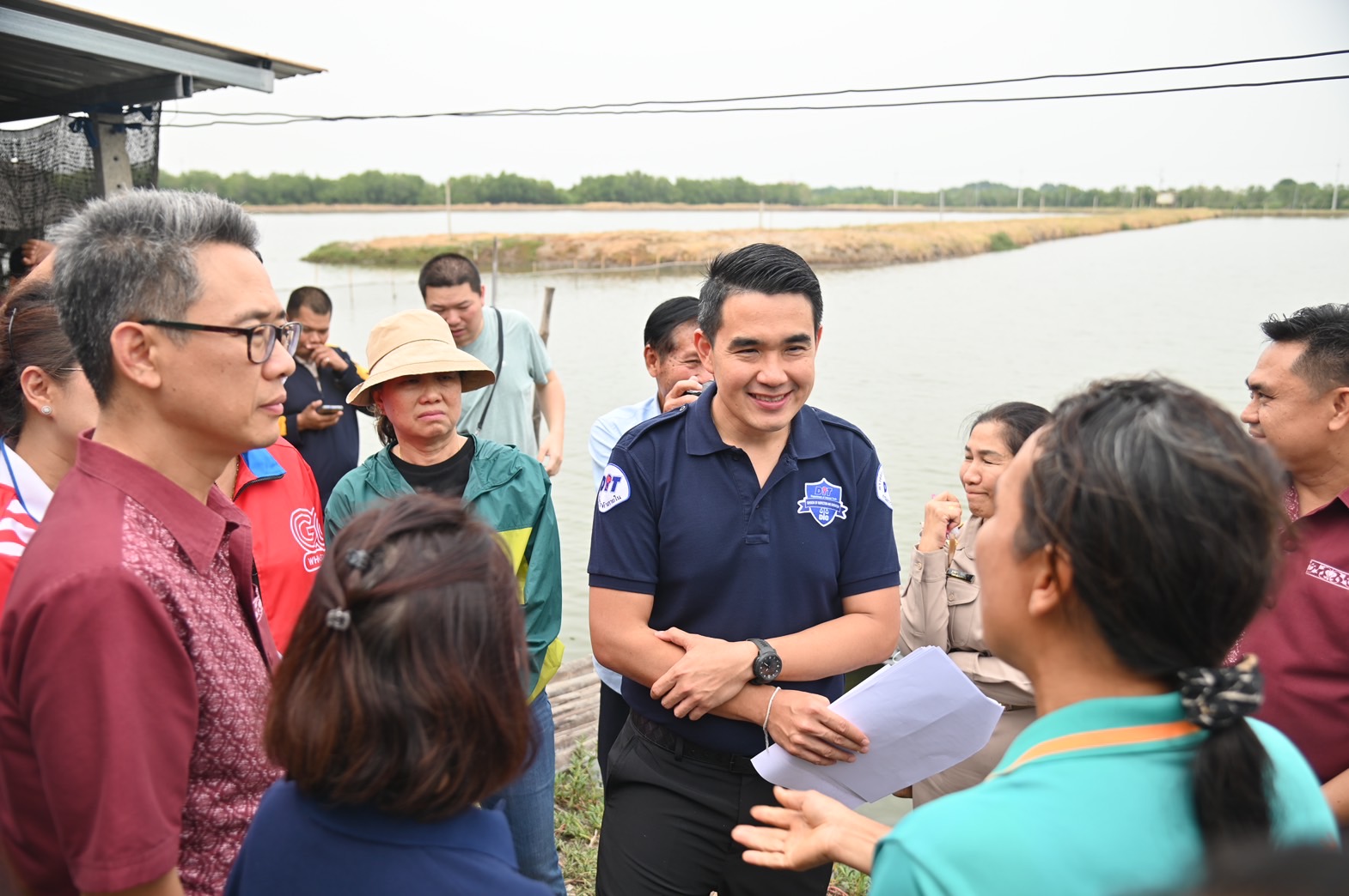 กรมการค้าภายในลงพื้นที่ จ.สมุทรสงคราม ชี้แจงโครงการช่วยเหลือผู้เลี้ยงปลากะพง 
