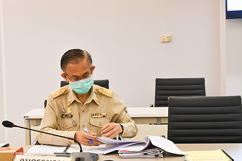 พาณิชย์ประชุมการส่งคืนเงินเหลือจ่ายเเละปิดบัญชีโครงการเงินจ่ายขาดกองทุนรวมเพื่อช่วยเหลือเกษตรกร
