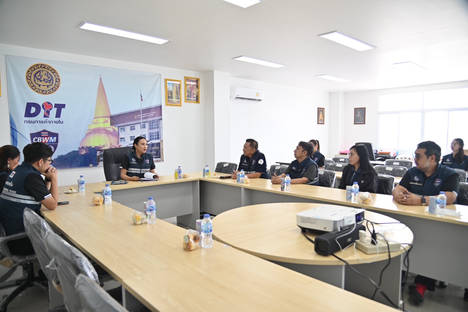 DIT ตรวจเยี่ยมการปฏิบัติงานชั่งตวงวัด เขต 0-3 นครปฐม