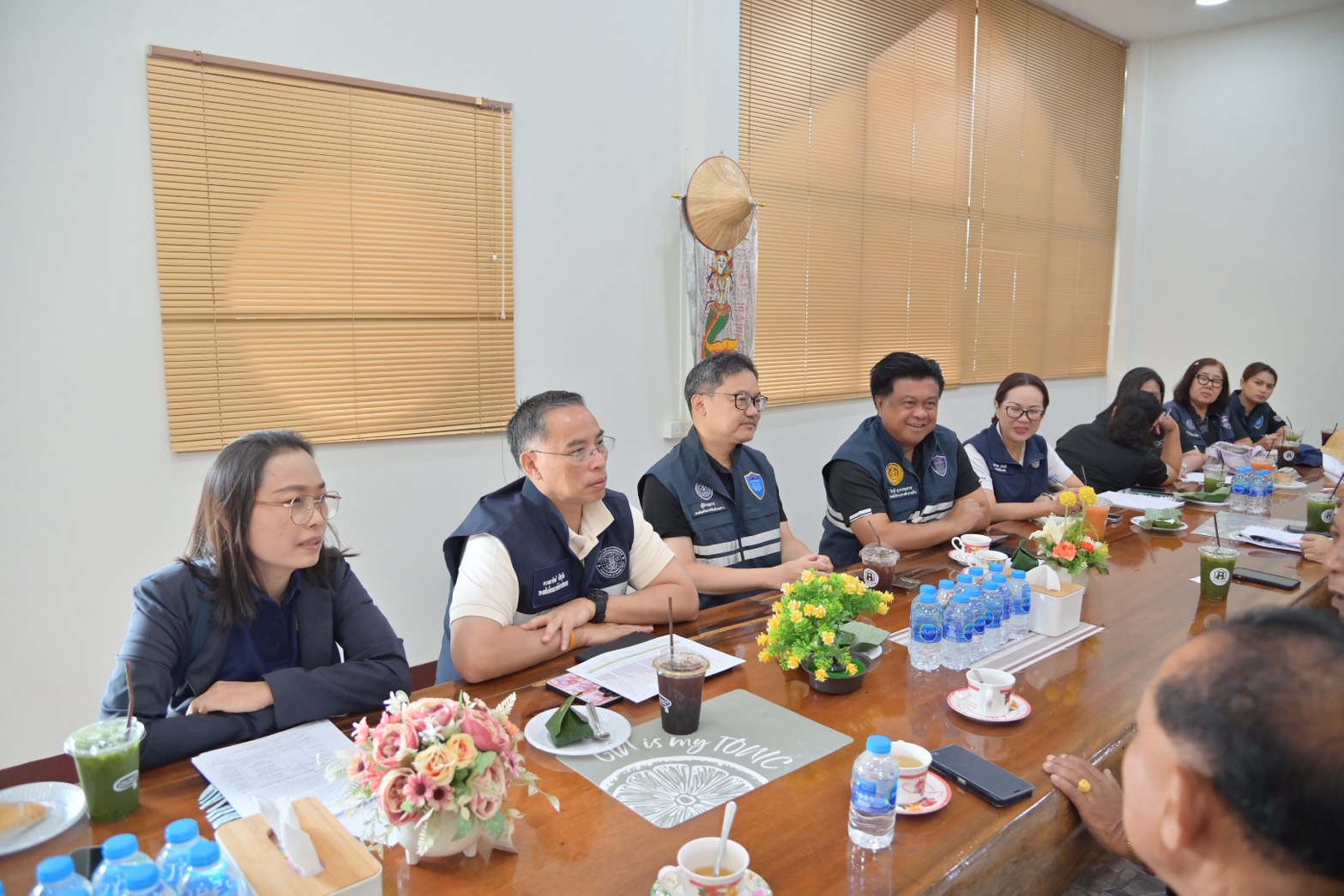 DIT ลงพื้นที่เยี่ยมชมและติดตามสถานการณ์การผลิตและการตลาดมะพร้าว
