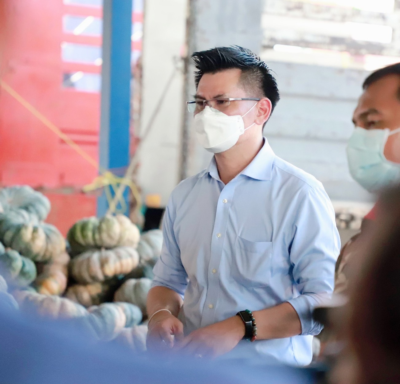 อธิบดีกรมการค้าภายใน ร่วมร่วมปล่อยคาราวานขบวนฟักทอง