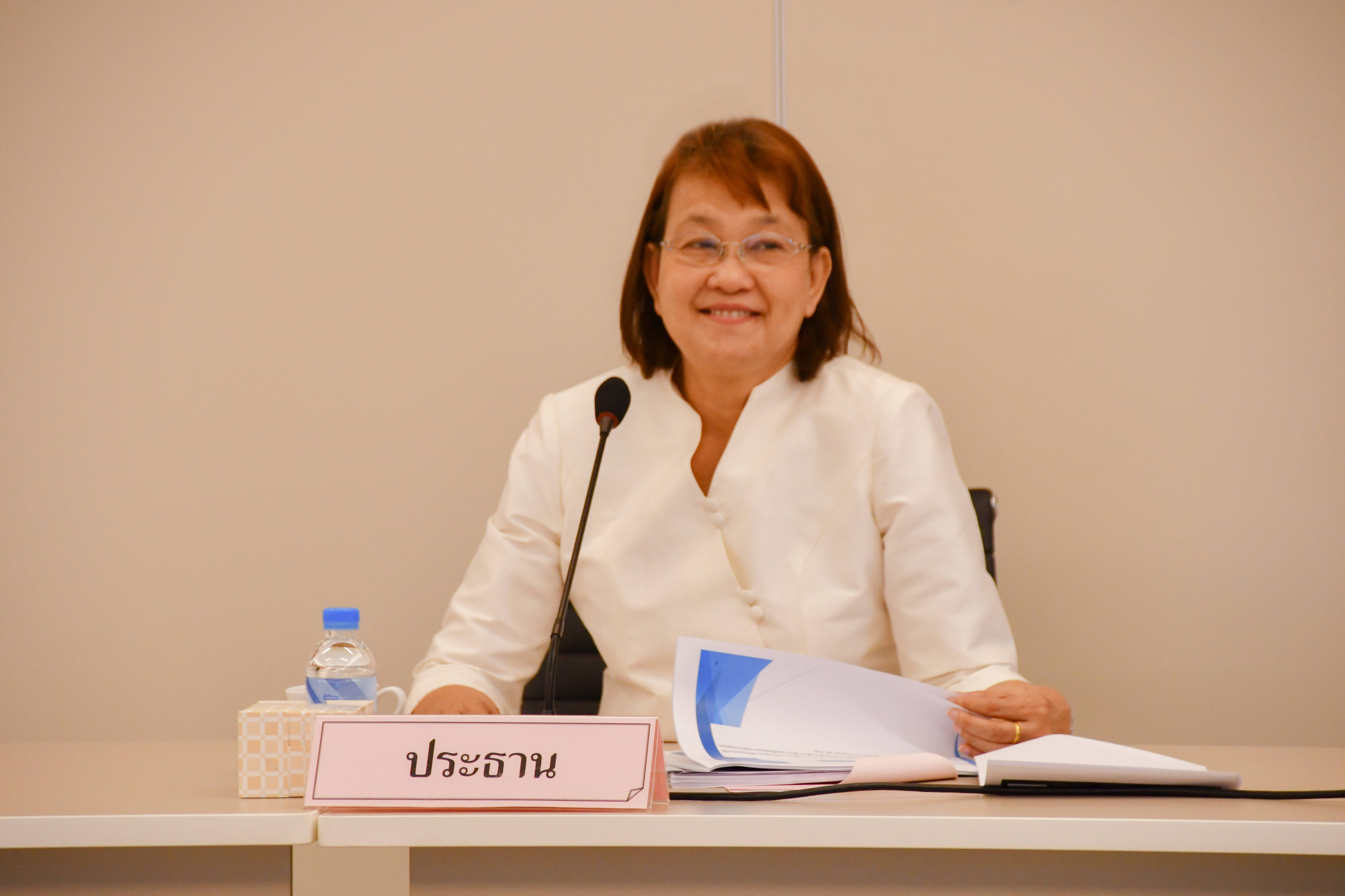 การประชุมคณะกรรมการเพื่อสนับสนุนการวางระบบมาตรฐานโรงสีกลุ่มเกษตรกร โรงสีสถาบันเกษตรกร และโรงสีวิสาหกิจชุมชน
