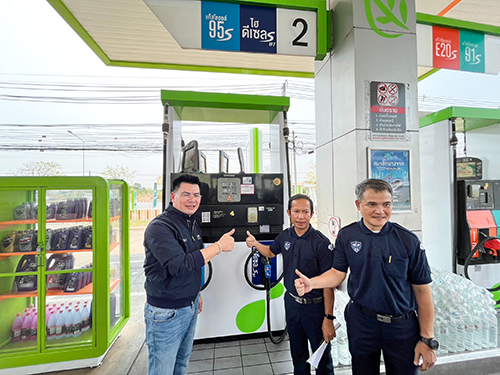 พาณิชย์ตรวจสอบความเที่ยงตรงมาตรวัดสถานีบริการน้ำมันเชื้อเพลิงช่วงเทศกาลสงกรานต์