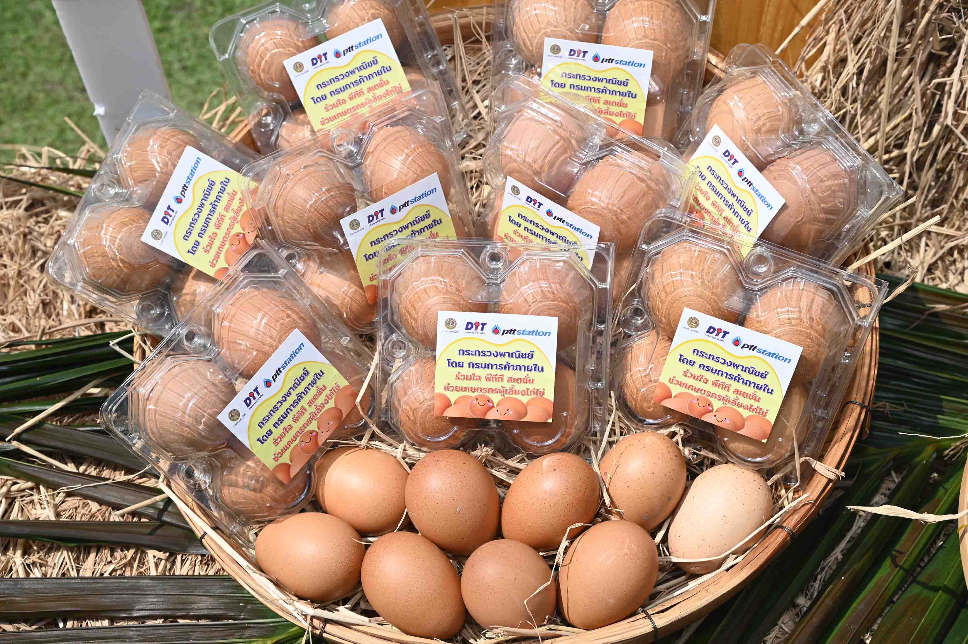 กรมการค้าภายในร่วมมือปั๊มน้ำมัน ช่วยเหลือเกษตรกรผู้เลี้ยงไข่ไก่