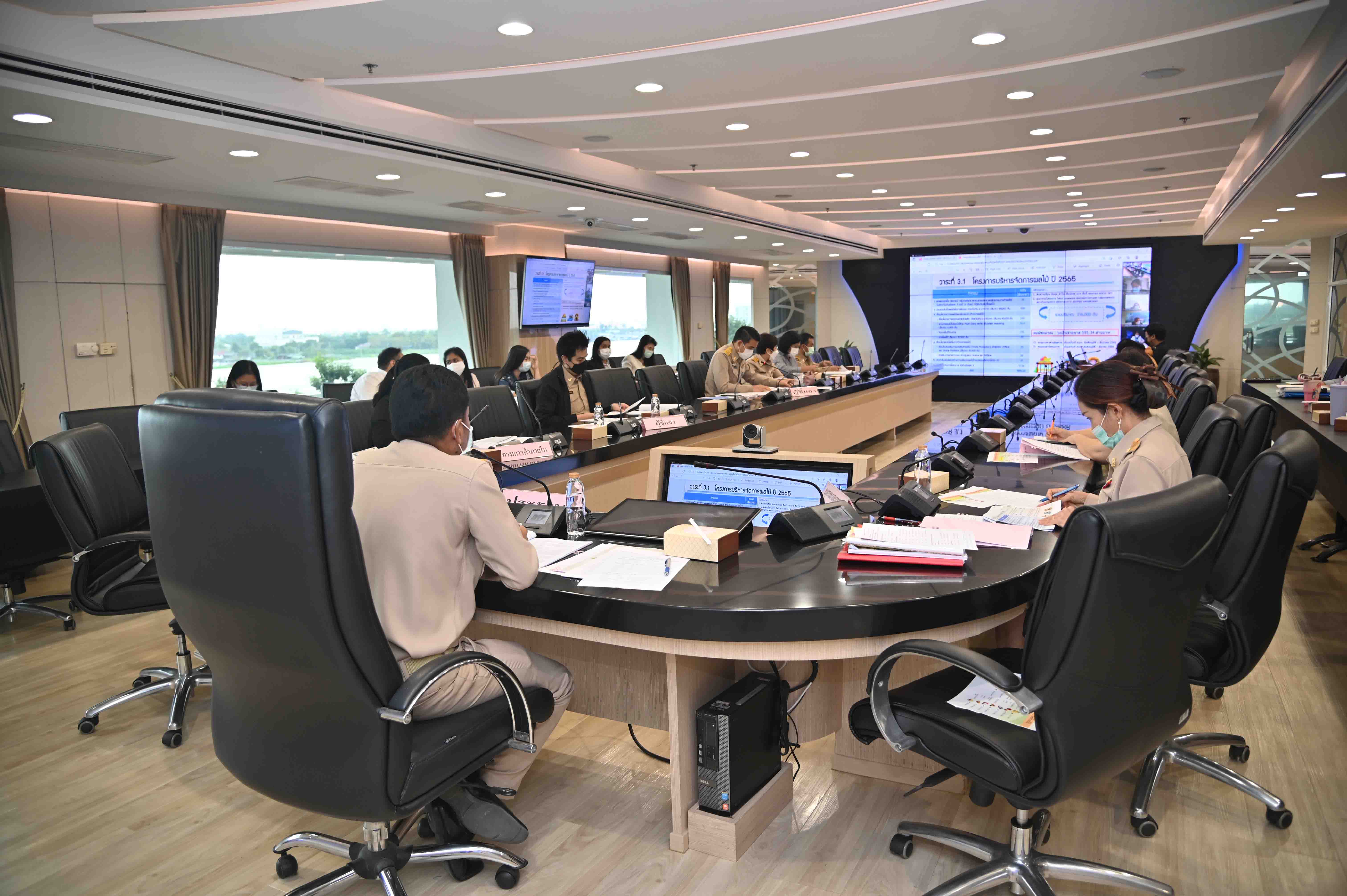 การประชุมคณะอนุกรรมการกลั่นกรองเรื่องเสนอคณะกรรมการบริหารกองทุนรวมเพื่อช่วยเหลือเกษตรกร ครั้งที่ 7/2564