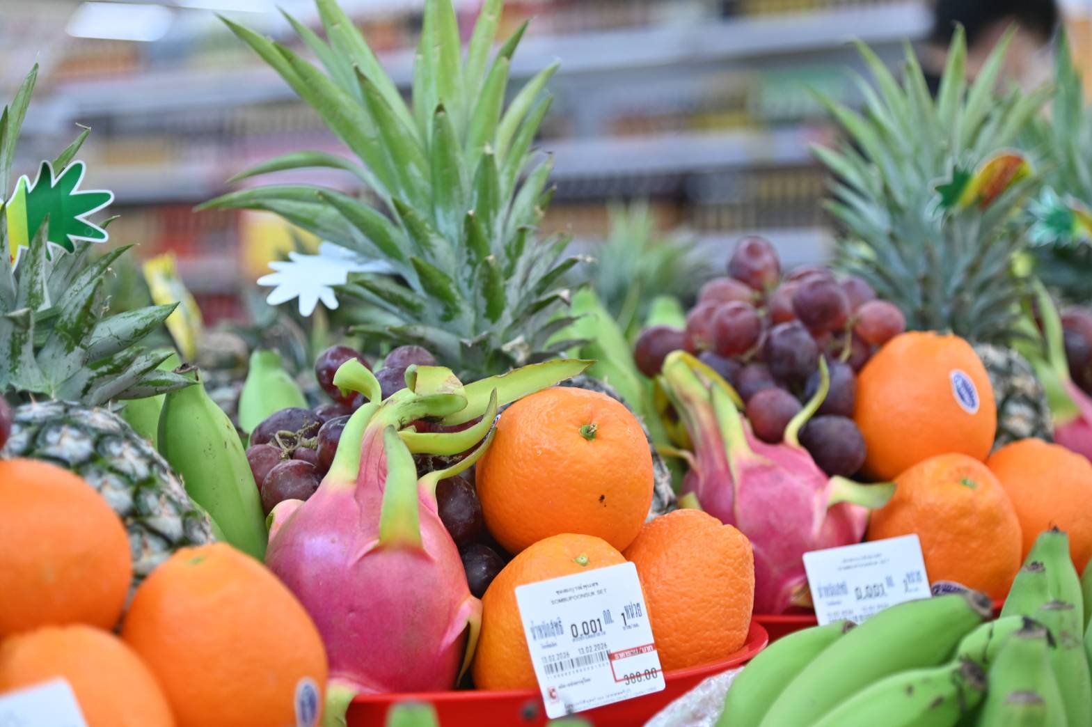 พาณิชย์ตรวจติดตามสถานการณ์ราคาสินค้า อุปโภคบริโภคในช่วงเทศกาลตรุษจีน