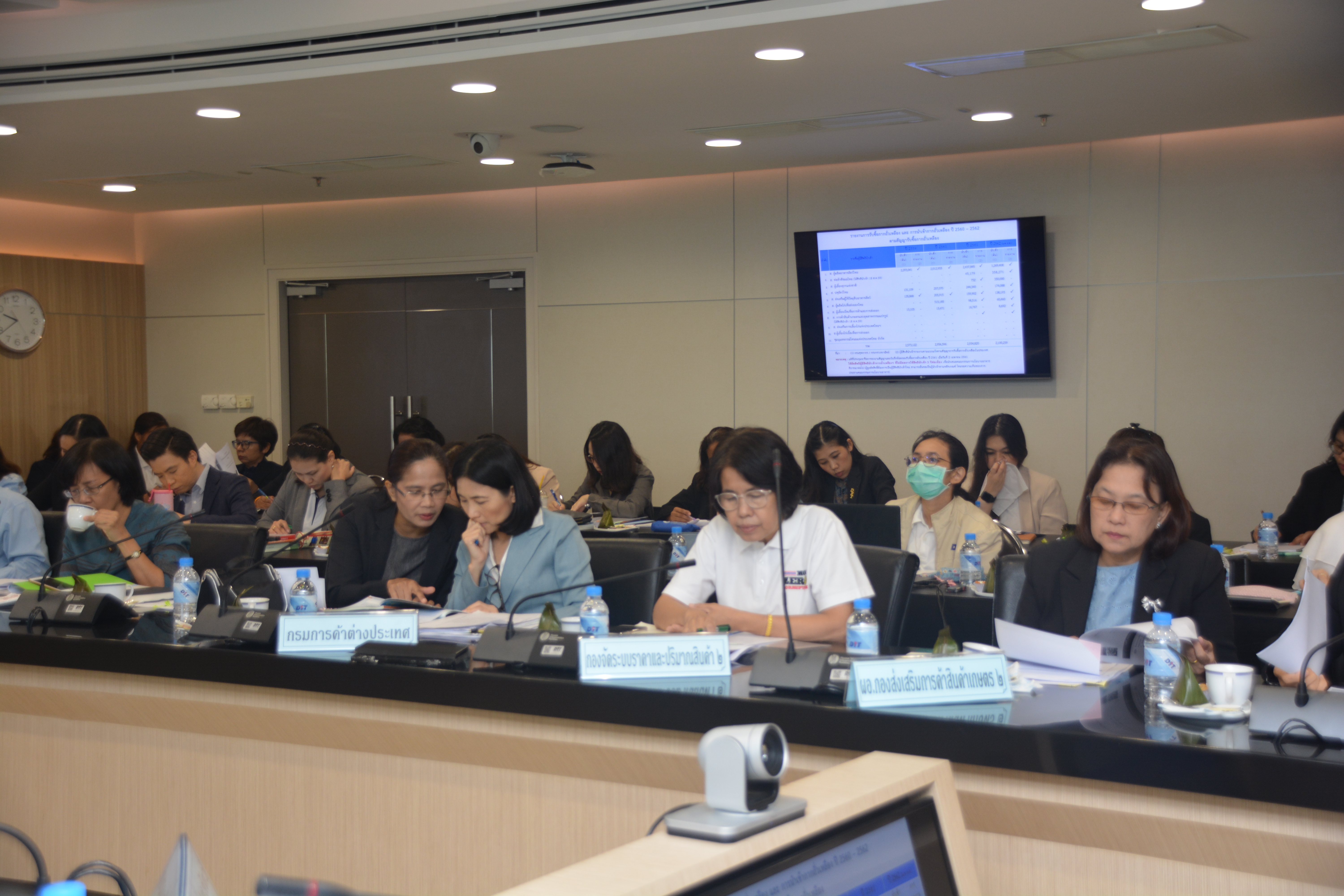 อธิบดีเป็นประธานการประชุมหารือประเมินมาตรการนำเข้าวัตถุดิบอาหารสัตว์